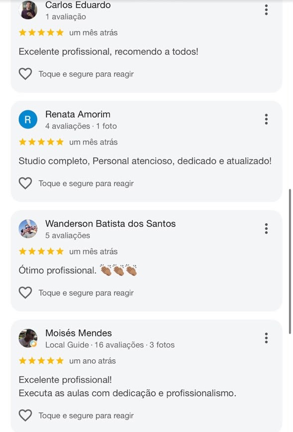 Feedback de aluno