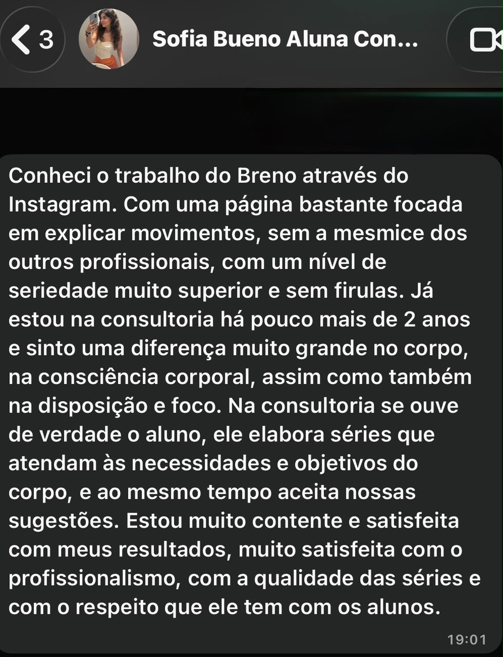 Feedback de aluno